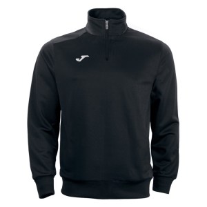 Joma Faraon 1/4 Zip Sweatshirt - Black/White