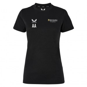 Castore Short Sleeve Womens Training Tee - Black