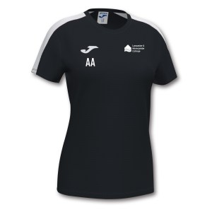 Joma Academy III Short Sleeve Shirt (W) - Black/White