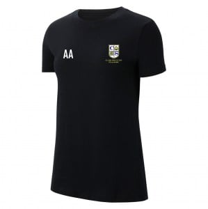 Nike Team Club 20 Cotton T-Shirt (W) - Black/White