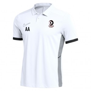 Nike Dri-FIT Academy 25 Polo - White/Black/Black