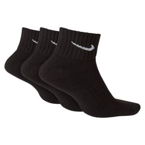 Nike Cushion Training Ankle Socks (3 Pairs) - Black/White