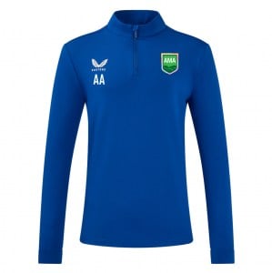 Castore Quarter Zip Midlayer (W) - Royal Blue/White