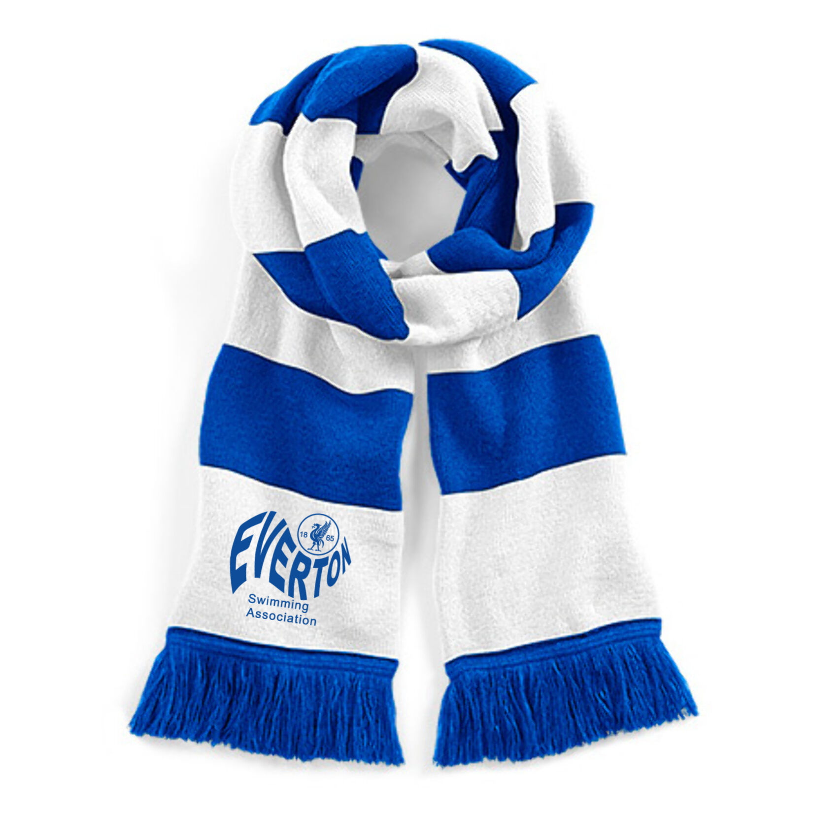 Stadium Scarf - Bright Royal/White