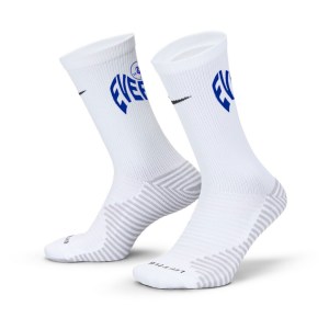 Nike Dri-FIT Strike Crew Socks - White/Black