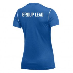 Nike Dri-FIT Park 20 Short Sleeve Top (W) - Royal Blue/White/White