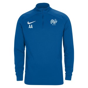 Zelus-Nike 1/4 Zip Midlayer - Royal Blue/White