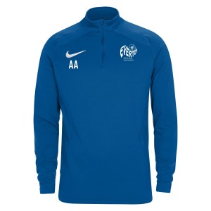 Zelus-Nike 1/4 Zip Midlayer - Royal Blue/White