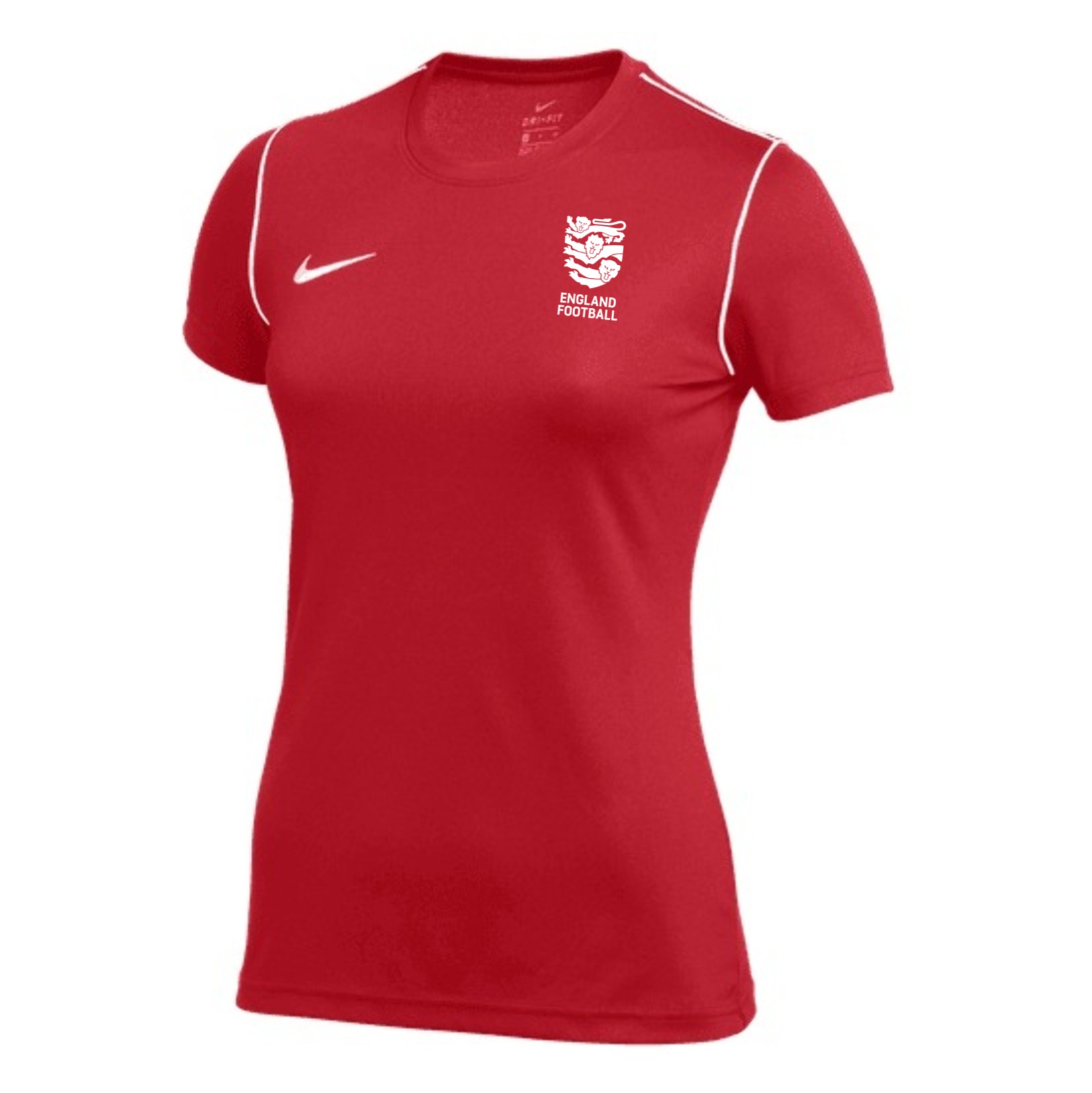 Nike Dri-FIT Park 20 Short Sleeve Top (W) - University Red/White/White