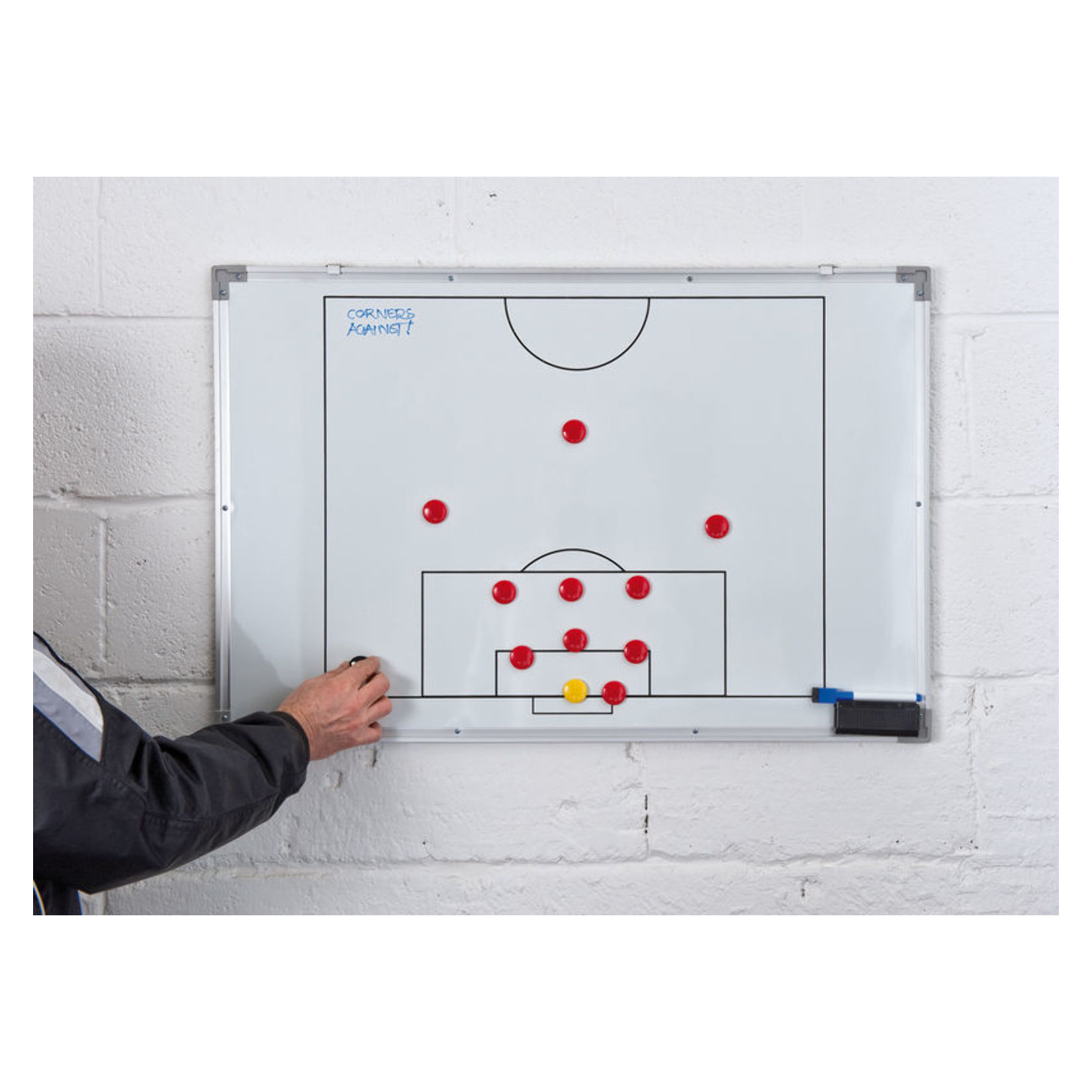 Precision Double-Sided Football Tactics Board 60x90cm