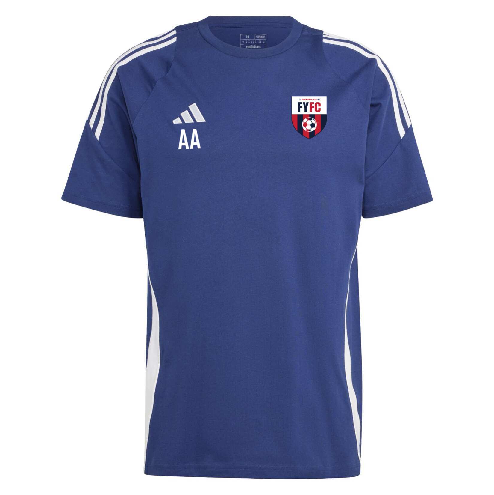 adidas Tiro 24 Sweat T-Shirt - Team navy blue/White