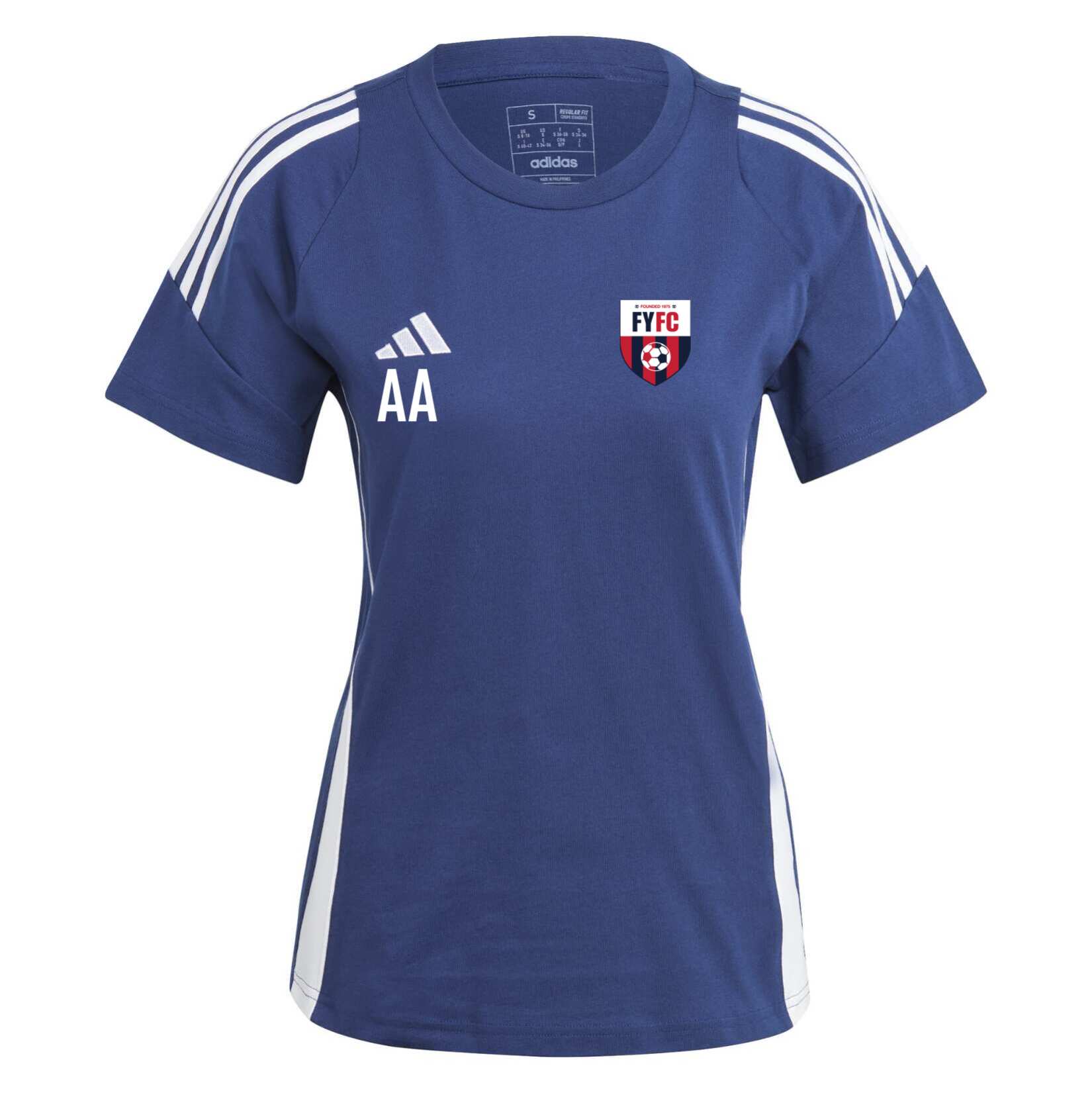 adidas Tiro 24 Sweat T-Shirt (W) - Team navy blue/White