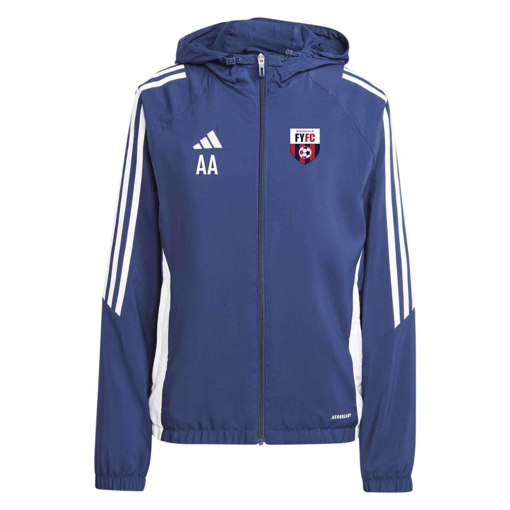 adidas Tiro 24 Windbreaker (W) - team navy blue/white