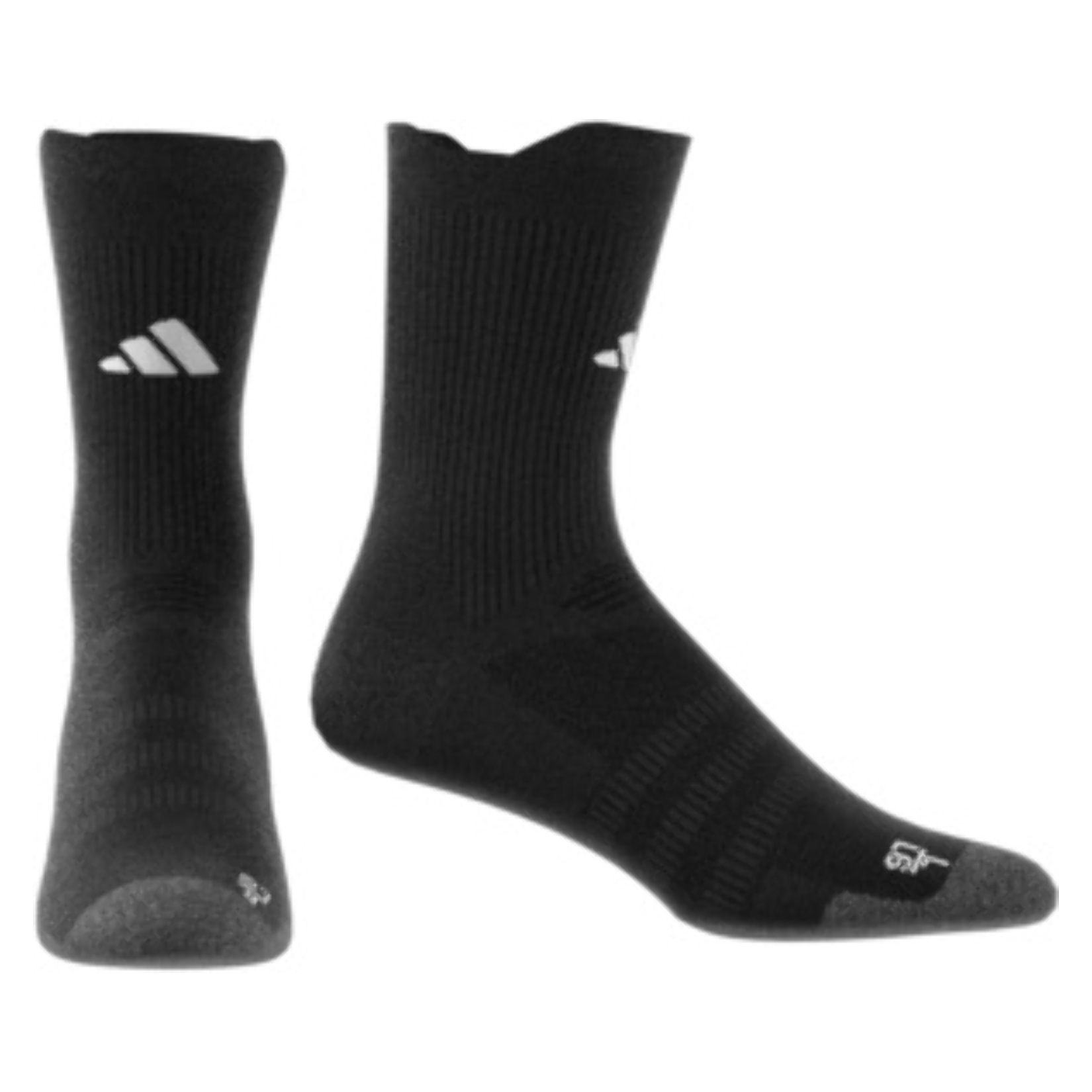 adidas Football Performance Light Crew Socks - Black/White