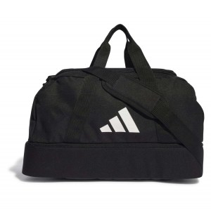 adidas Tiro League Duffel Bag Small with Bottom Compartment Black-White