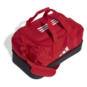 adidas Tiro League Duffel Bag Small with Bottom Compartment Team Power Red-Black-White