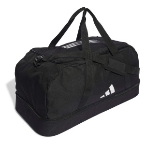 adidas Tiro League Duffel Bag Large with Bottom Compartment Black-White