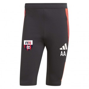 adidas Tiro 24 Competition Half Pants - Black/Solar red/white
