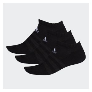 adidas-SS Cushioned Low-Cut Socks 3 Pairs - Black/Black/Black