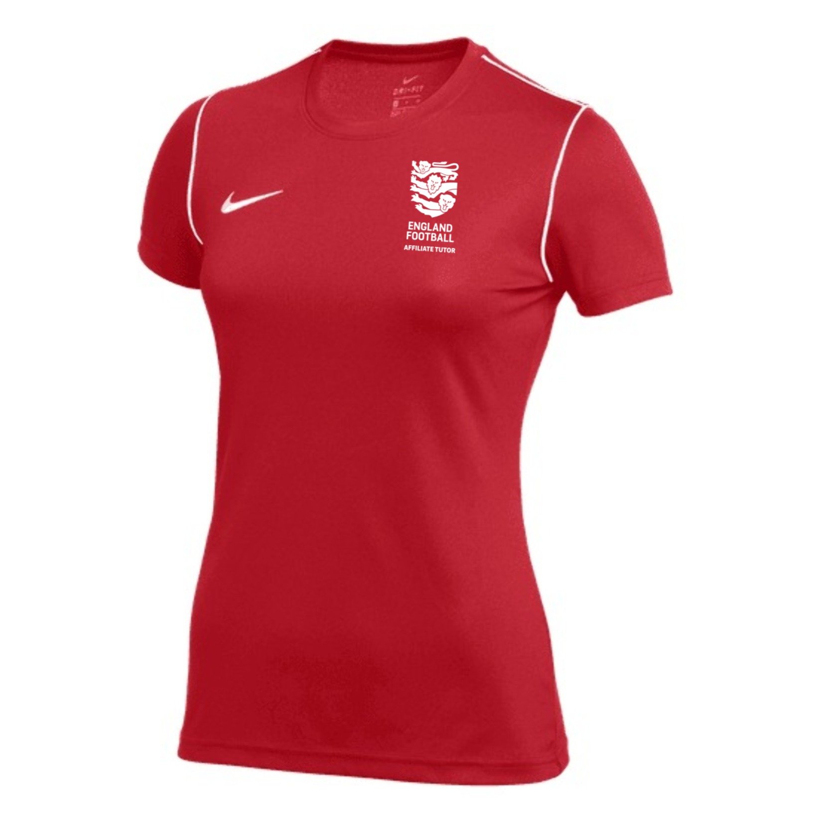 Nike Dri-FIT Park 20 Short Sleeve Top (W) - University Red/White/White