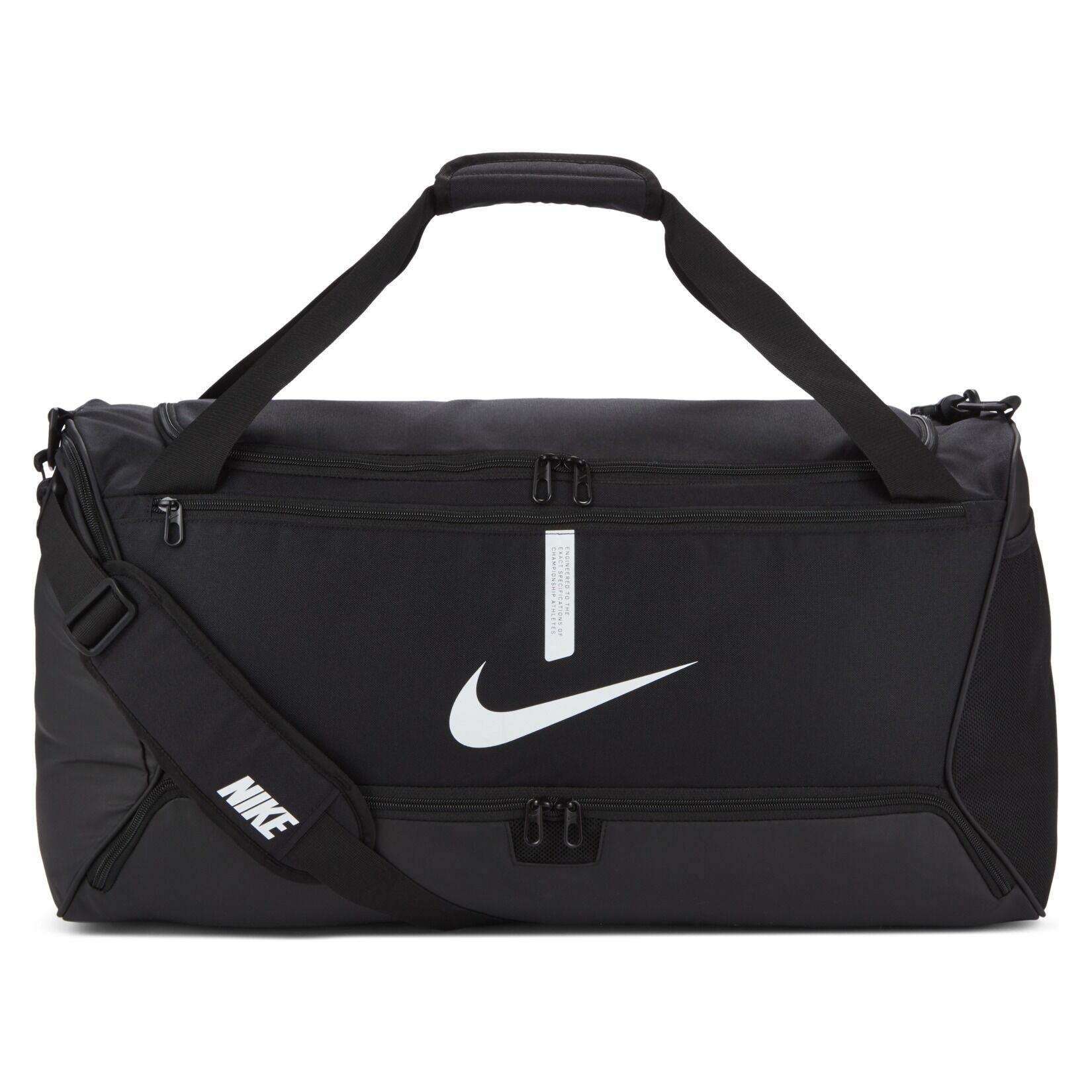 Nike Academy Team Duffel Bag (Medium) - Black/Black/White