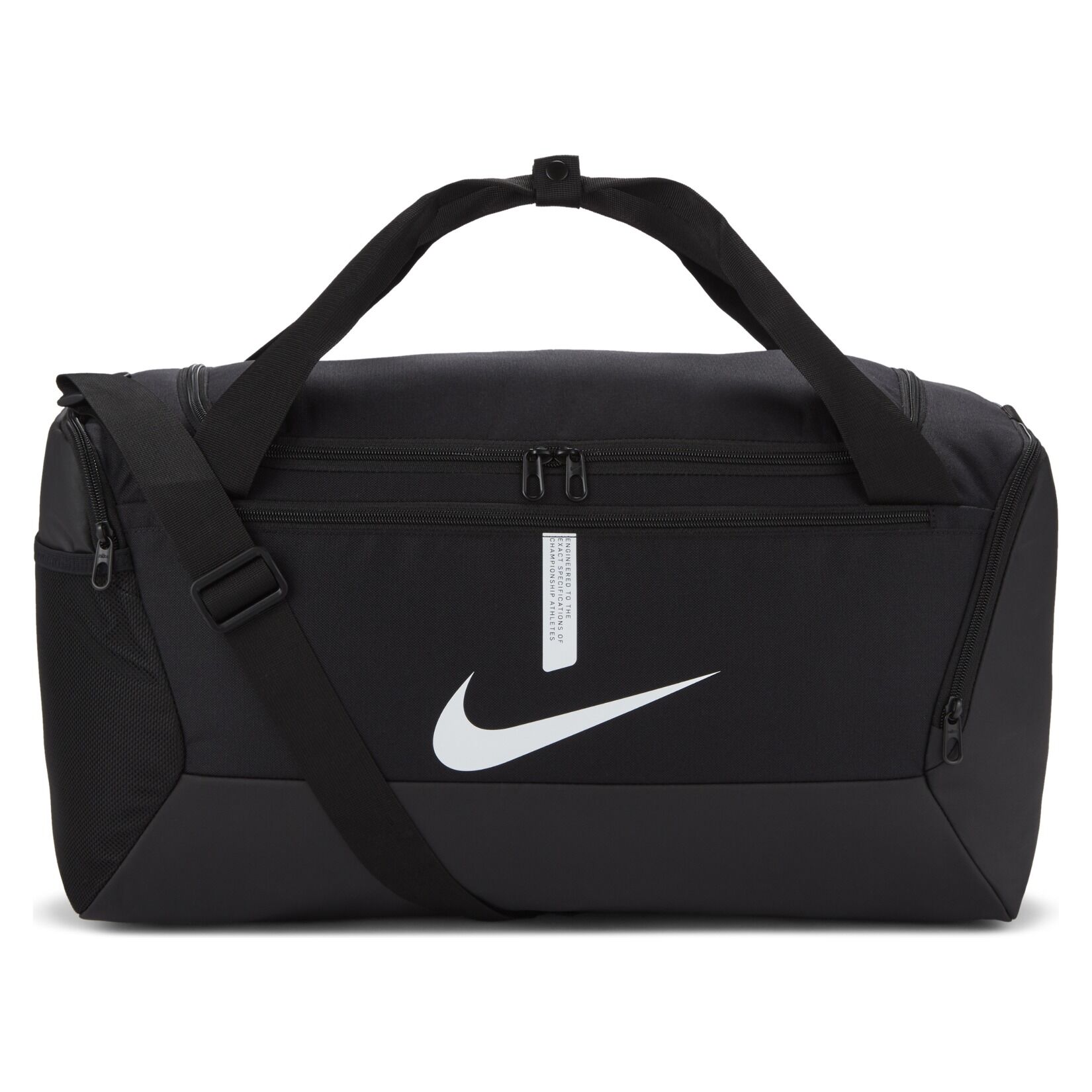 Nike Academy Team Duffel Bag (Small) - Black/Black/White