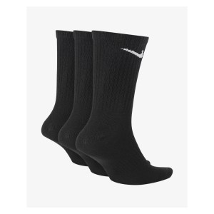 Nike Everyday Lightweight Crew Training Socks (3 Pair) Black-White