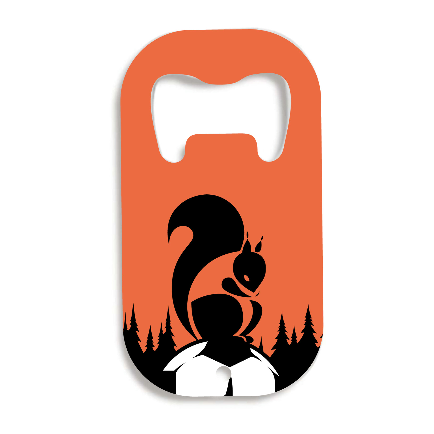 Metal Bottle Opener Keyring