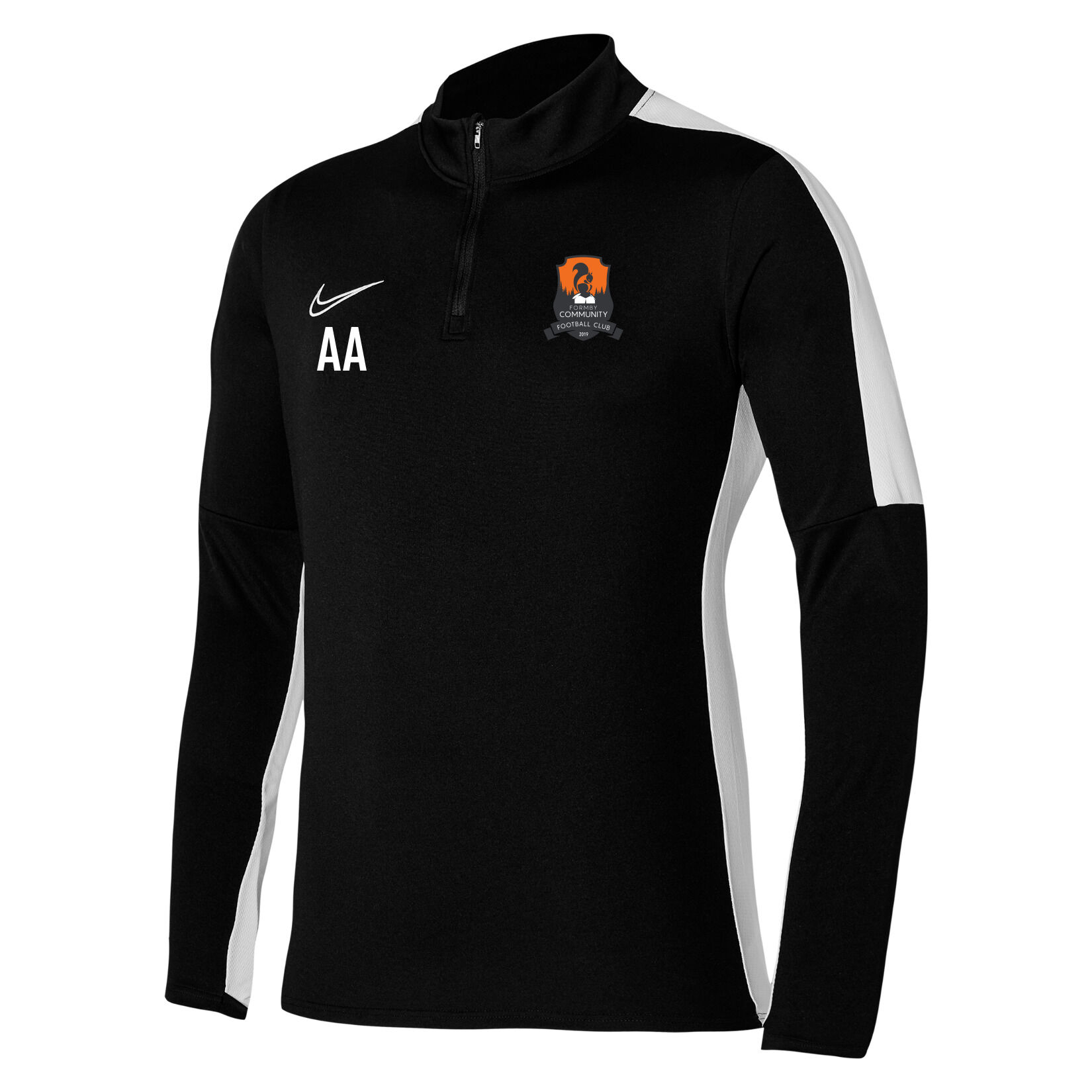 Nike Dri-Fit Academy 23 Drill Top - Black/White/White