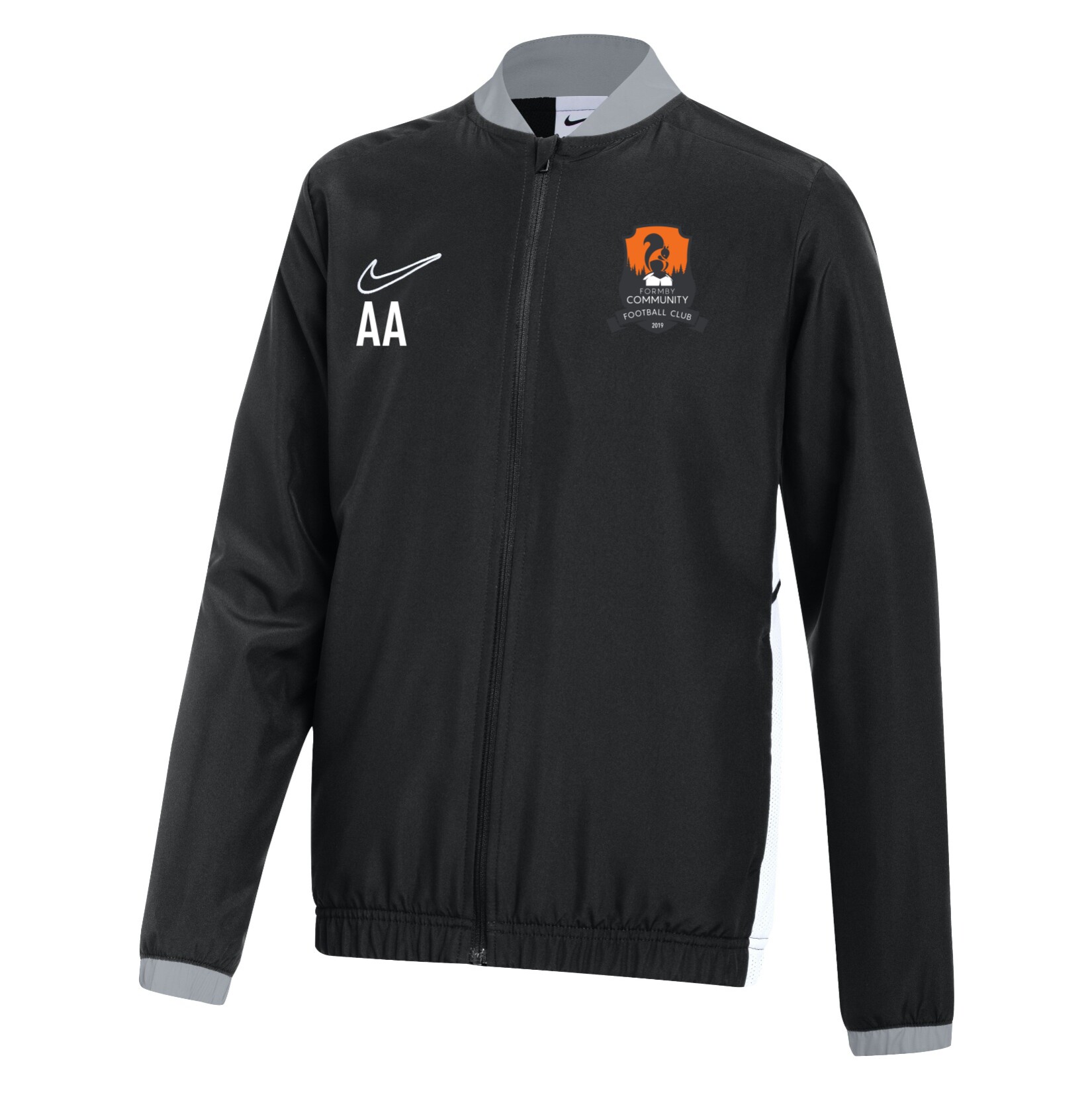 Nike Dri-FIT Academy 25 Woven Track Jacket - Black/White/White