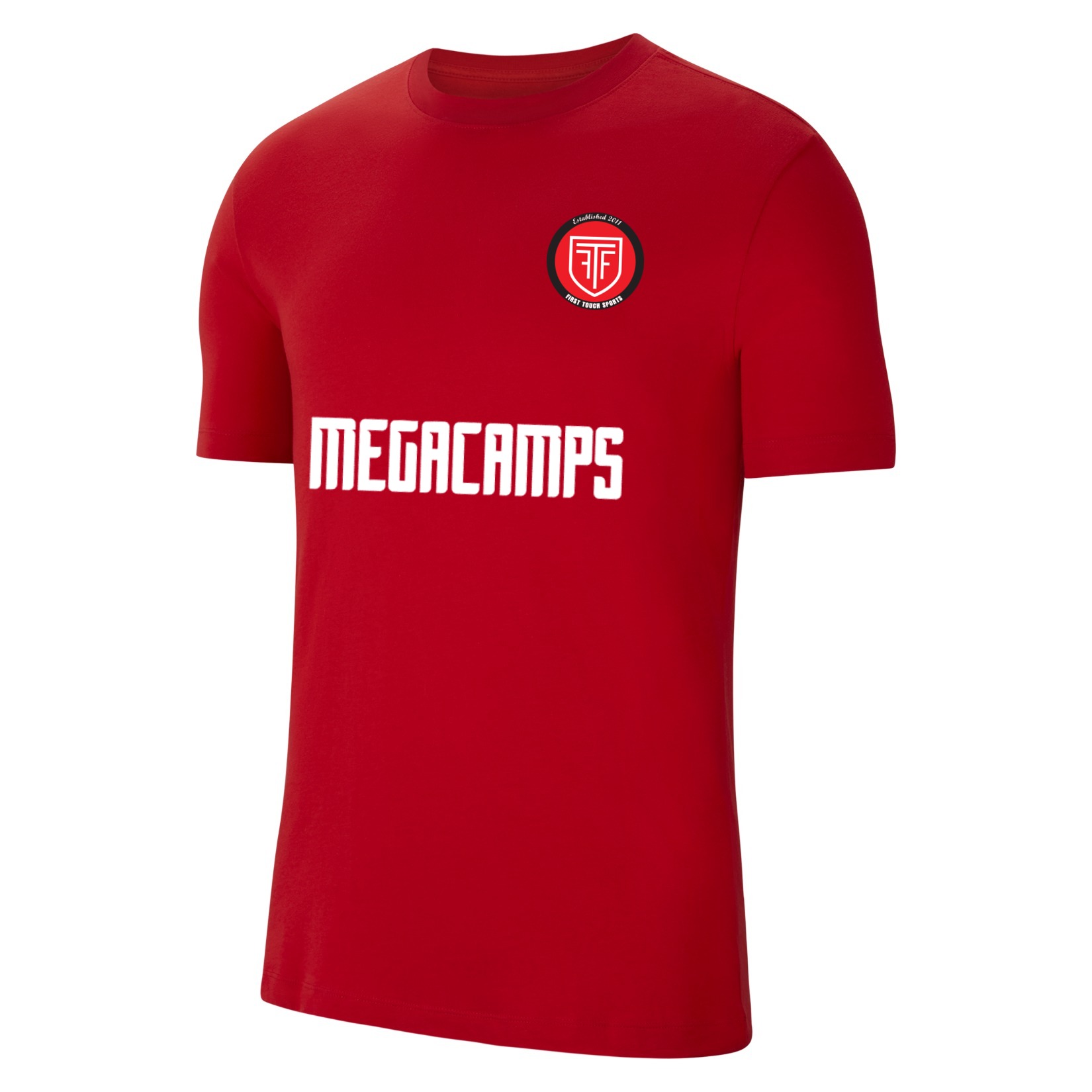 Nike Team Club 20 Cotton T-Shirt (M) - University Red/White