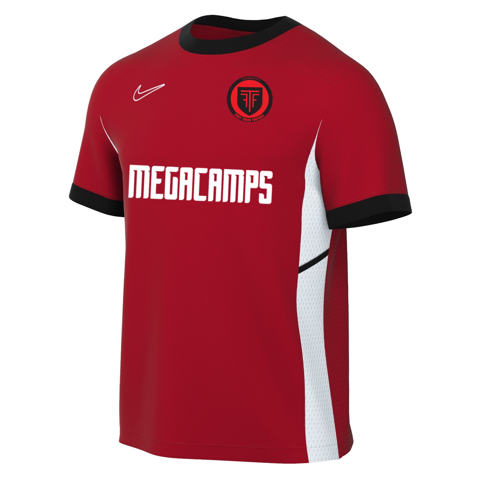 Nike Academy 25 Short-Sleeve Training Top - University Red/Gym Red/White