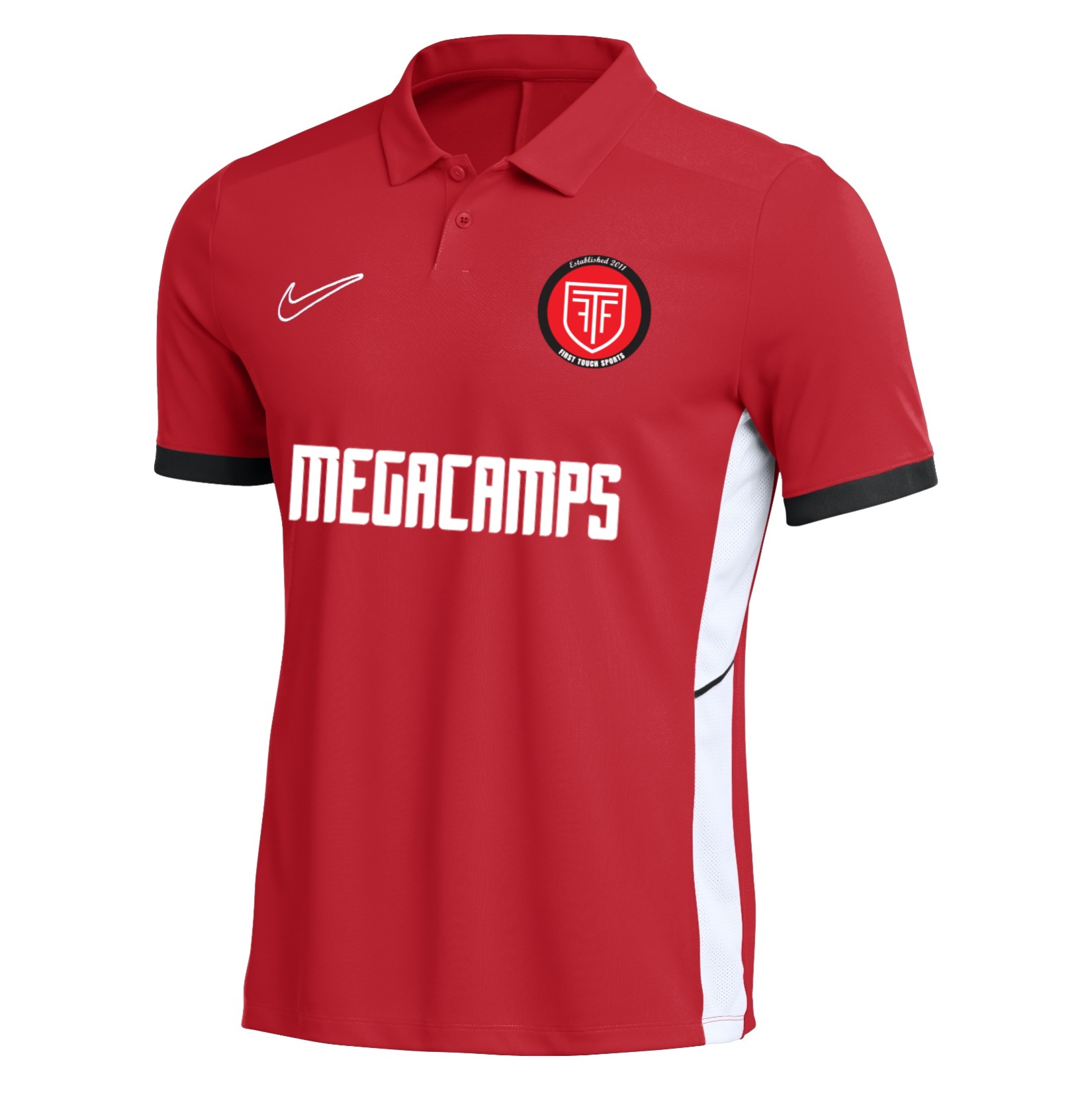 Nike Dri-FIT Academy 25 Polo - University Red/Gym Red/White