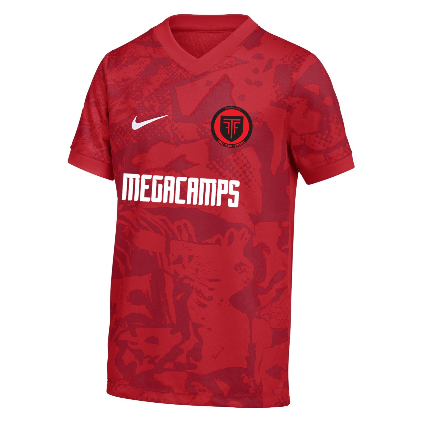 Nike Dri-FIT Precision VII Jersey - University Red/Bright Crimson/White