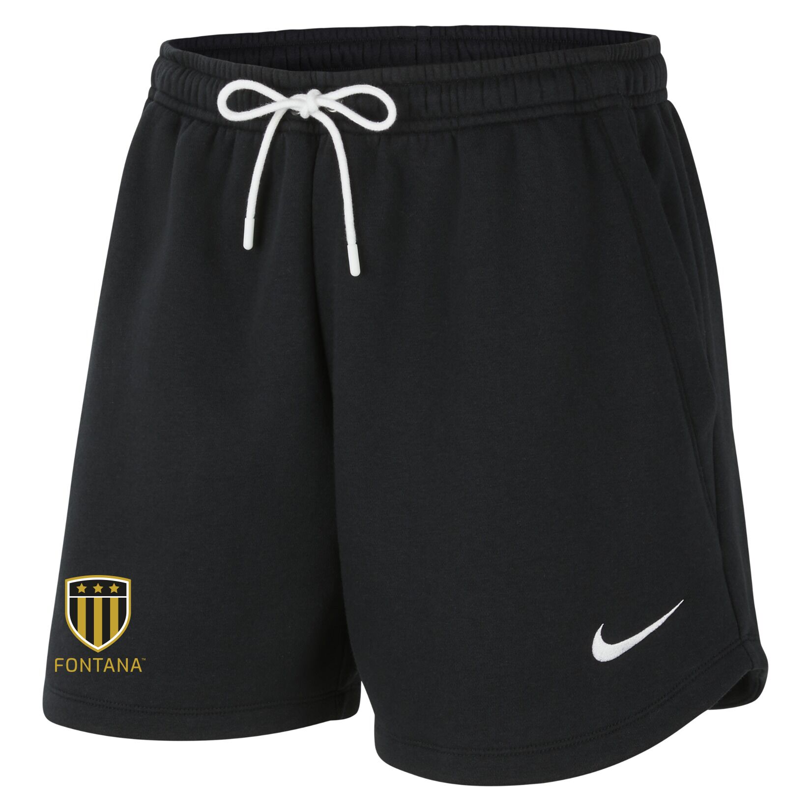 Nike Team Club 20 Fleece Shorts (W) - Black/White/White