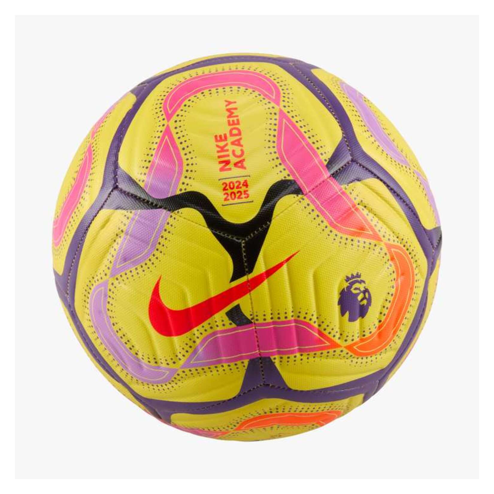 Nike Premier League Academy Football - Yellow/Disco Purple/Bright Crimson