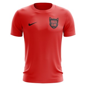 Nike Park VII Dri-FIT Short Sleeve Shirt - Bright Crimson/Black