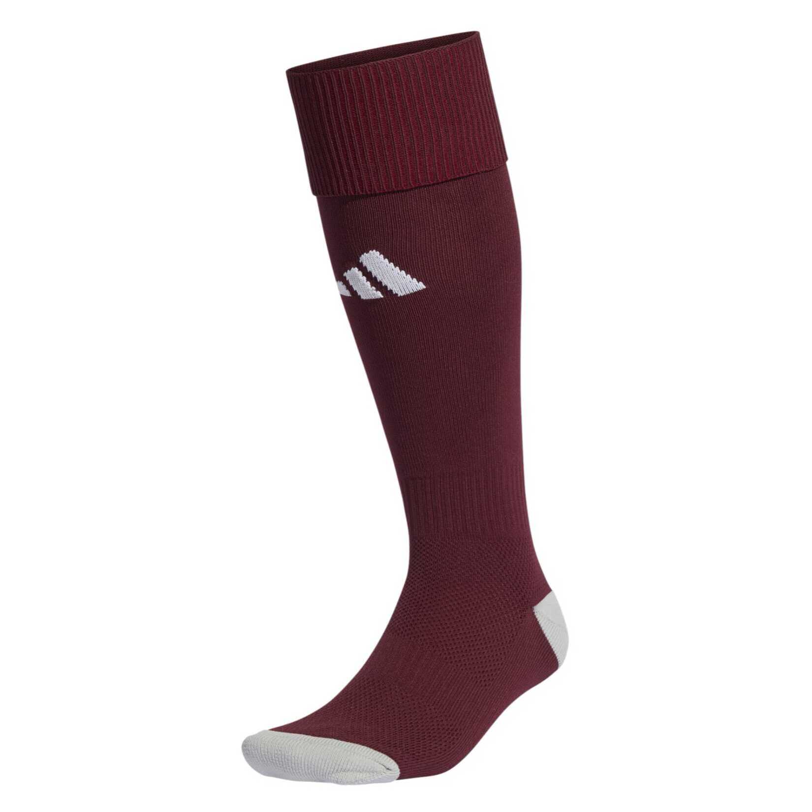 adidas Milano 23 Socks - Team Maroon/White