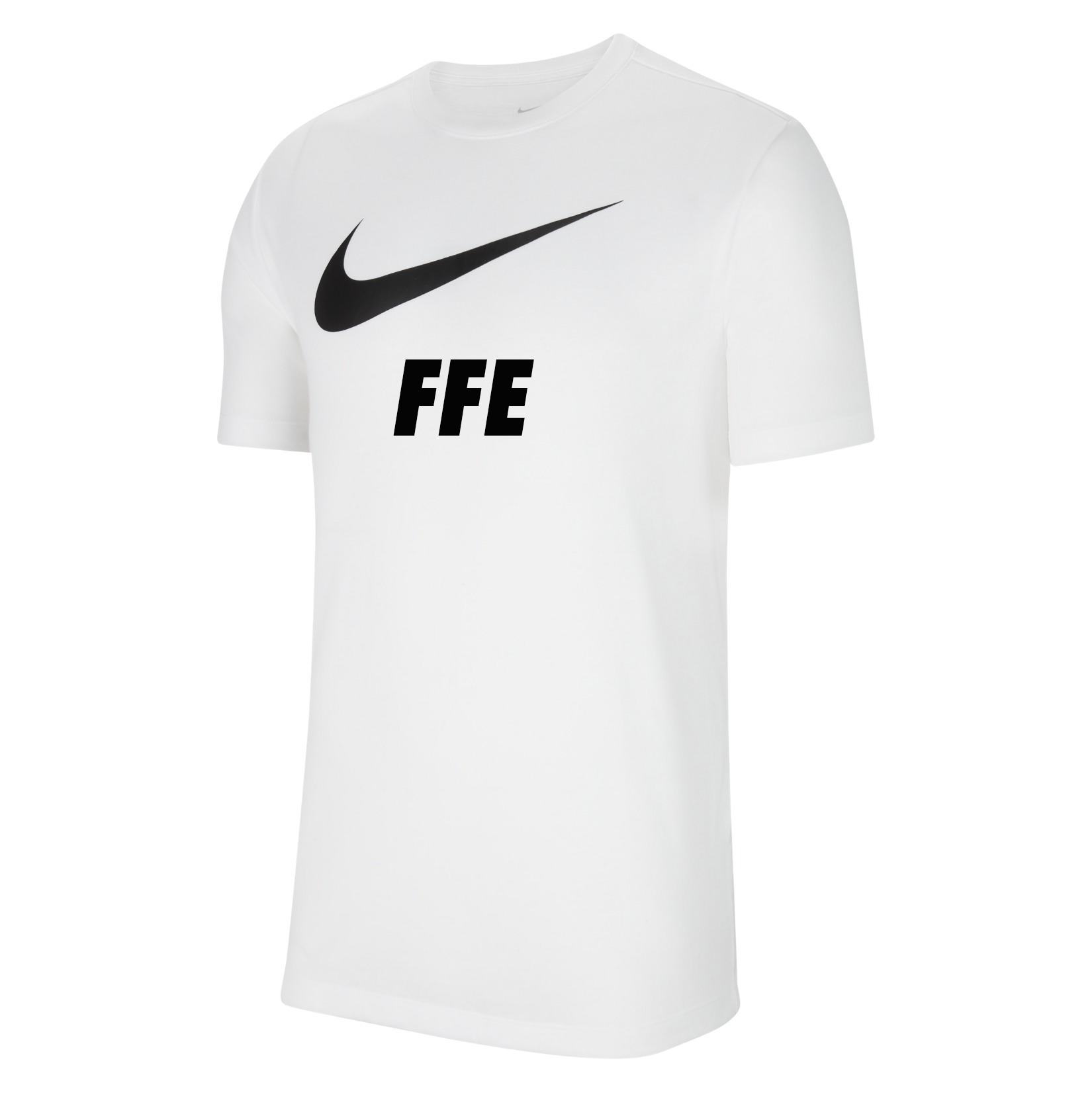 Nike Team Club 20 Swoosh Tee (M) - White/Black