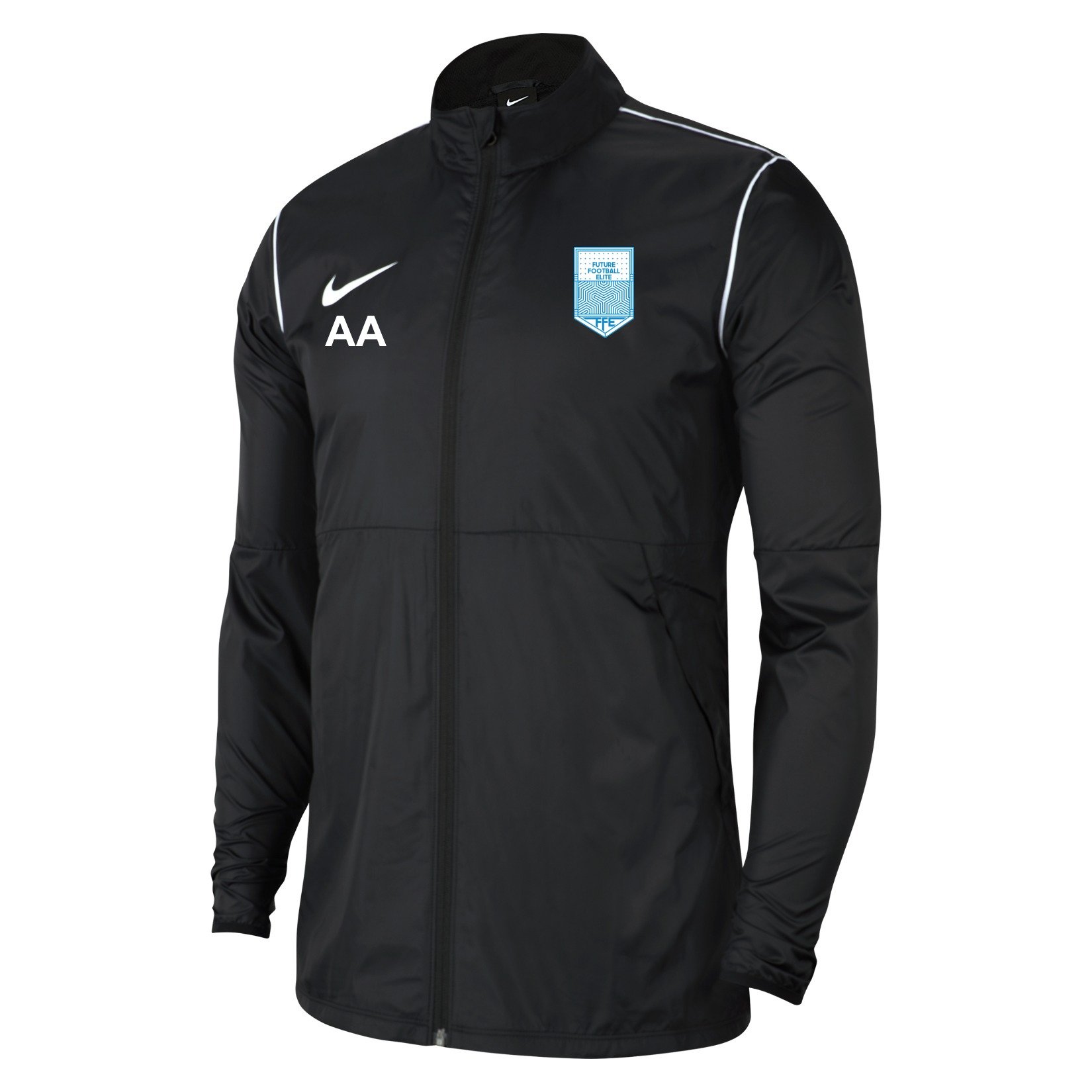 Nike Park 20 Repel Rain Jacket - Black/White/White