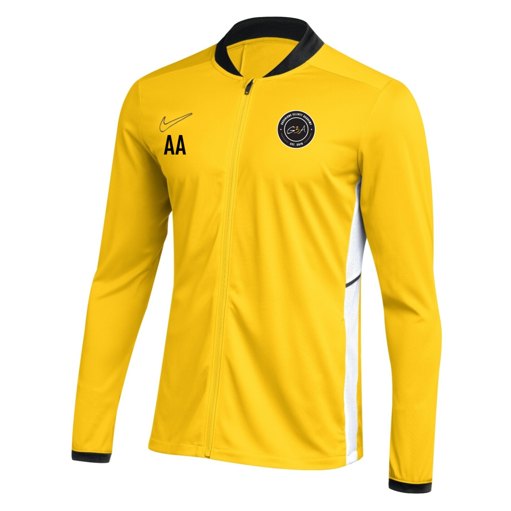 Nike Dri-FIT Academy 25 Knit Track Jacket - Tour Yellow/University Gold/Black