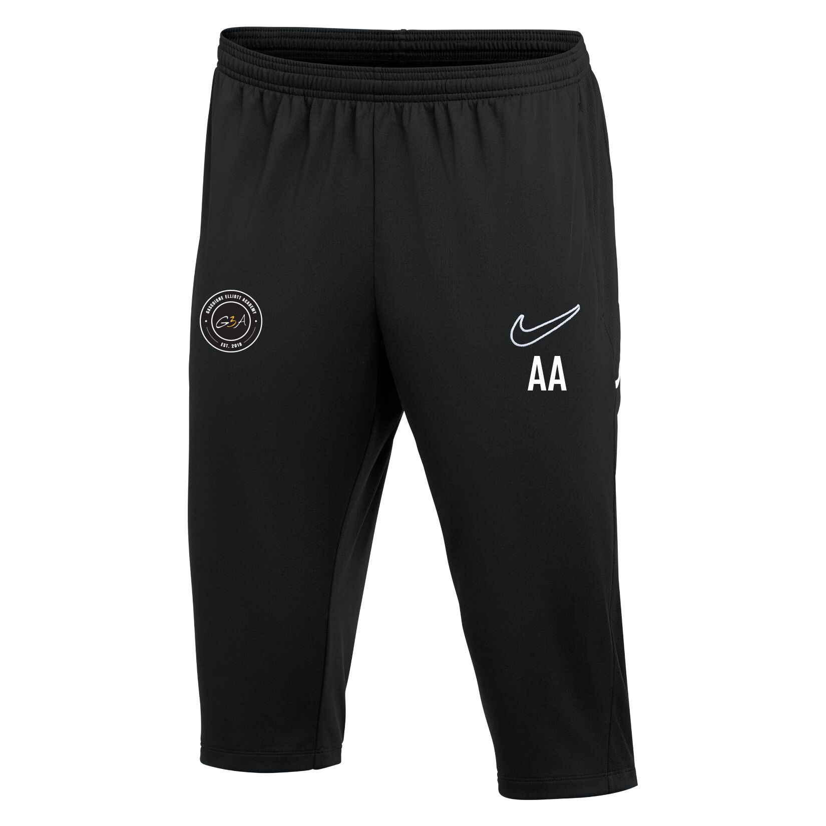 Nike Dri-FIT Academy 25 3/4 Pants - Black/Black/White