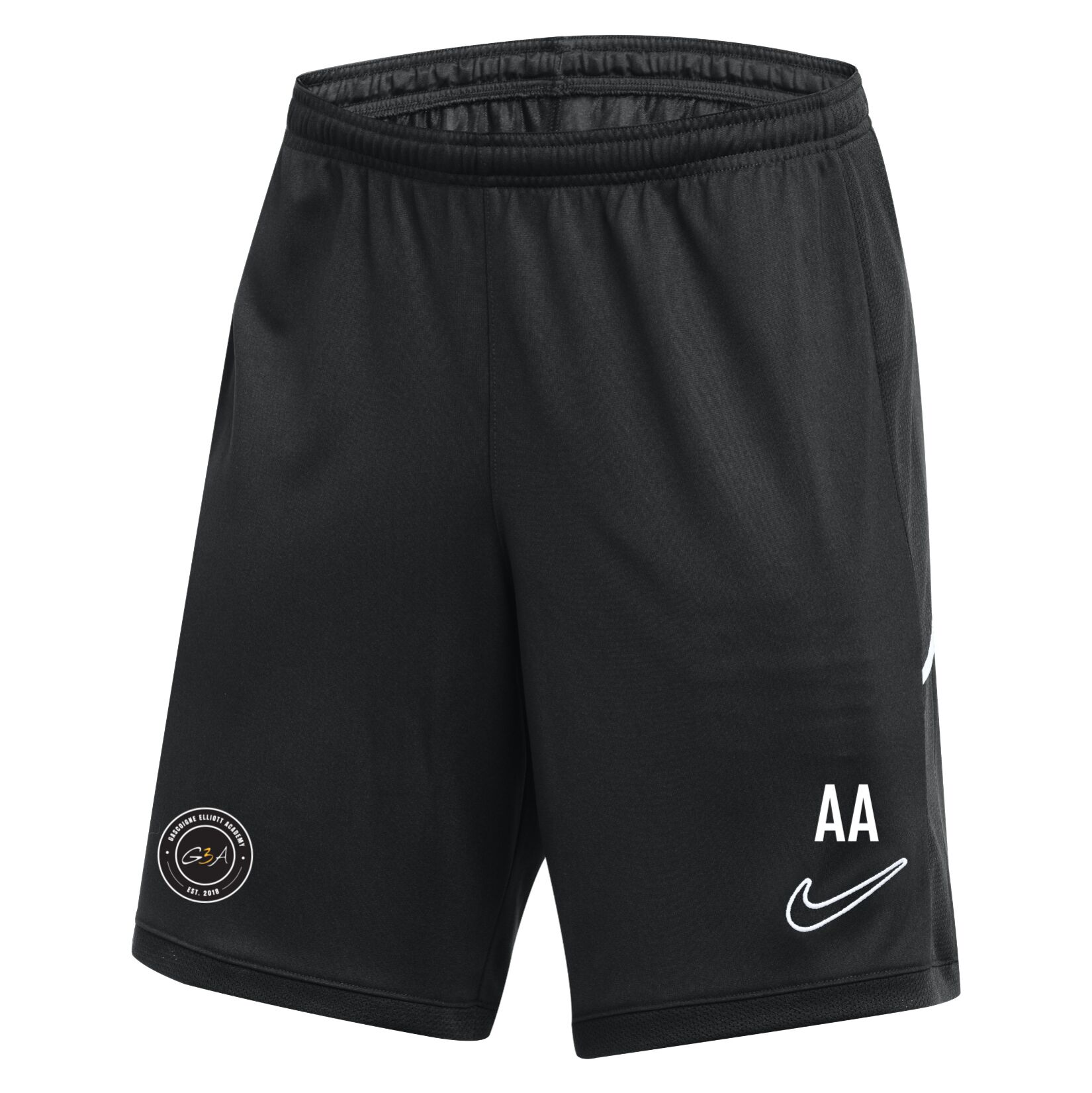 Nike Dri-FIT Academy 25 Shorts - Black/Black/White