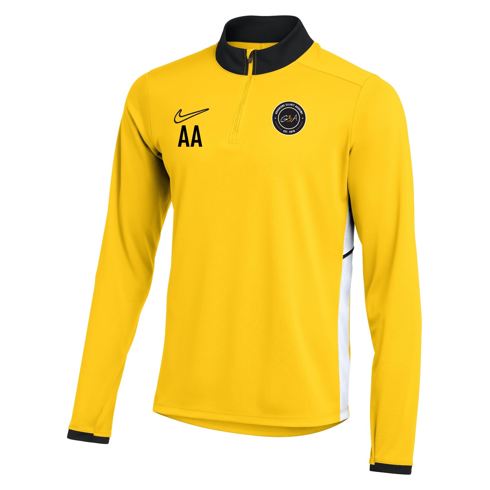 Nike Dri-FIT Academy 25 Drill Top - Tour Yellow/University Gold/Black