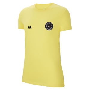 Nike Womens Team Club 20 Cotton T-Shirt (W) Tour Yellow-Black