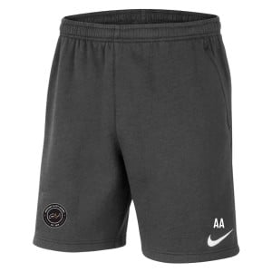 Nike Team Club 20 Fleece Shorts (M) Charcoal Heather-White-White