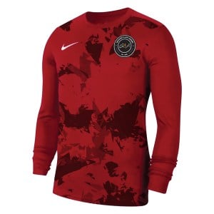 Nike Park VII Dri-FIT Long Sleeve Football Shirt - University Red/White