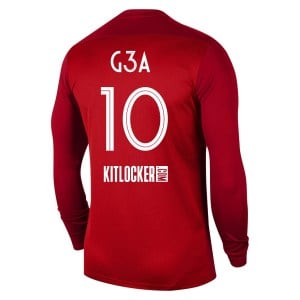 Nike Park VII Dri-FIT Long Sleeve Football Shirt - University Red/White