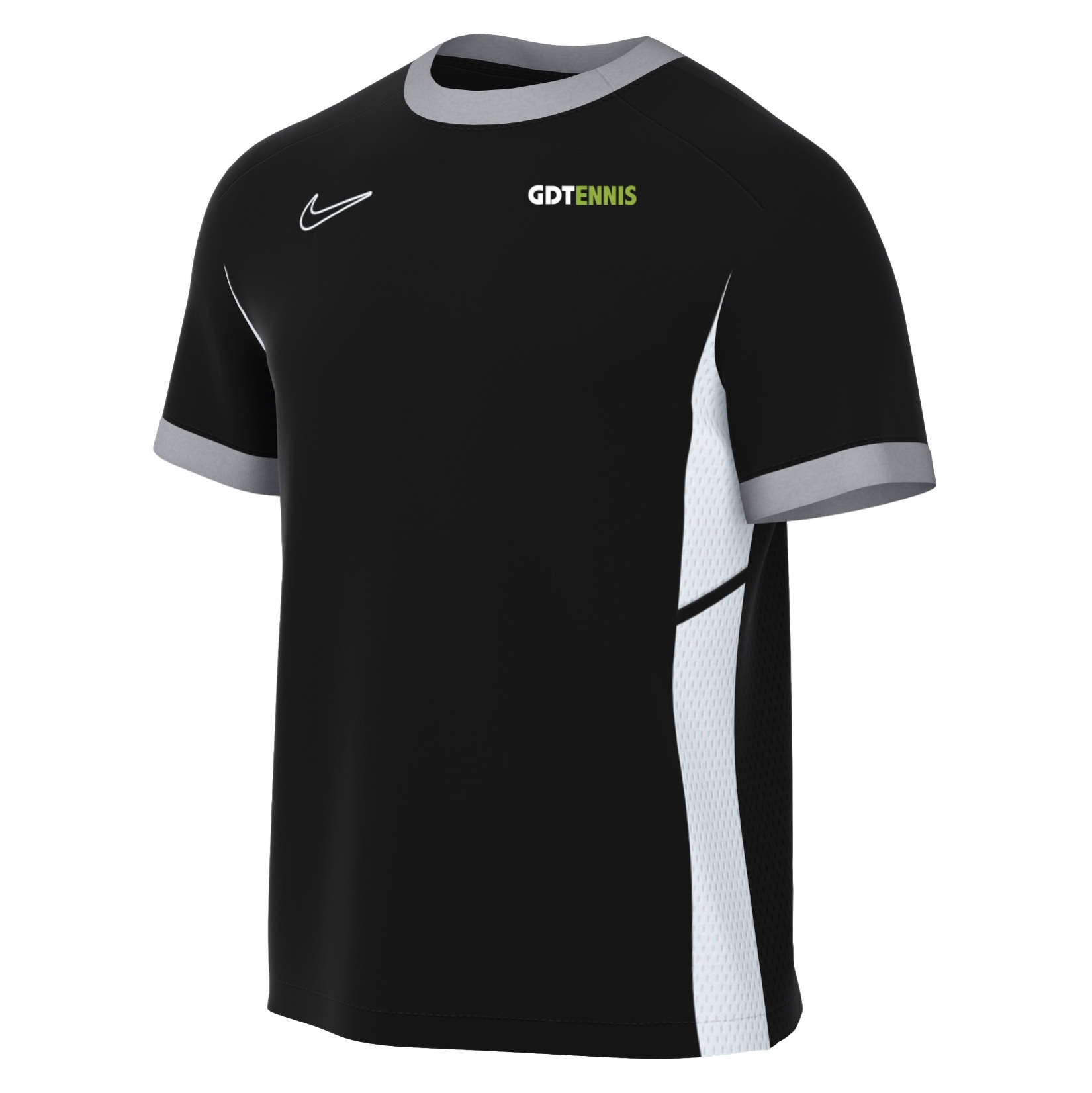 Nike Academy 25 Short-Sleeve Training Top - Black/White/White