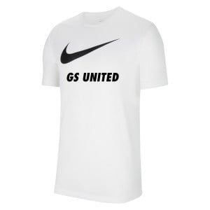 Nike Team Club 20 Swoosh Tee (M) White-Black